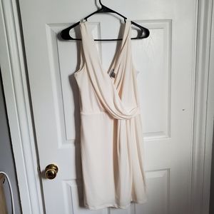 Cream layered dress